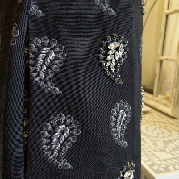 🍒NWT🍒 TED BAKER EMBELLISHED PAISLEY DRESS - Picture 3 of 12